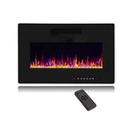 Yukool Electric Fireplace Insert, Recessed/wall Mounted Heater, Touch Screen New. Price: $179.99.