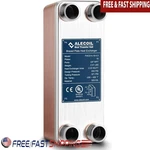 Brazed Plate Heat Exchanger 316L Stainless Steel 121000 Btu Hvac Efficiency New. Price: $140.62.
