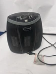 Feature Comforts Black Portable Electric Heater Tpl Ceramic Motion Sensor Inter. Price: $5.00.