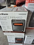 Wewarm Quartz Infrared Portable Space Heater 1500W Remote Control Black Open. Price: $40.00.