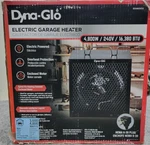 Dyna-glo 4800W Electric Garage Heater Ceiling Wall Floor Workshop Utility Warmer New. Price: $109.99.
