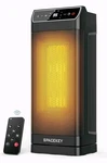 Spacekey SAFE-1500W Portable Electric Heater, Remote, Timer, Safety, Black/yell New. Price: $30.99.