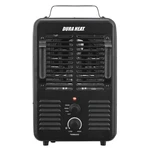 Dura 1,500-WATT-MAX Portable Milkhouse-style Heater & Fan W/ Thermostat New. Price: $48.01.