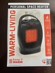 Warm-living 1500-WATT Electric Personal Space Heater With Thermostat New. Price: $28.99.