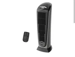 Lasko Oscillating Ceramic Tower Space Heater With Remote Control, 751320, Black New. Price: $50.00.