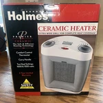 Holmes Compact Ceramic Electric Space Heater HCH4062 Adjustable - Black Open. Price: $49.95.