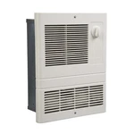 New Nutone 9810WH Wall Heater 1000W/500W Dual-watt Fan-forced, White Grille. Price: $249.89.