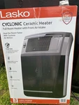 Lasko Cyclonic Ceramic Full Room Heater W/front Adjustable Air Intake CC24925 Used. Price: $39.99.