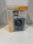 Lakewood Portable Electric Heater 1500W Fan-forced All Metal Thermostat Safety Used. Price: $45.00.