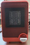 Comfort Zone Fan Forced Ceramic Compact Personal Space Heater Model CZ42ORD Used. Price: $15.00.