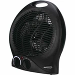 Brentwood Portable Electric Heater And Fan 1500W - Black (HF301BK) Open. Price: $16.96.