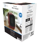 Mainstays Mini Electric Ceramic Heater 400W Indoor Compact Dorm Office, Red New. Price: $21.99.