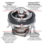 Engine Coolant Thermostat-ultrastat Motorad 5207-192 New. Price: $23.42.