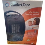 Comfort Zone CZ449BK 1500W Oscillating Ceramic Electric Heater W/tip Cutoff New. Price: $35.00.