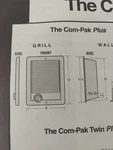 Cadet Com-pak Plus 9 In. X 12 White Steel Replacement Grill For New. Price: $25.00.