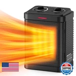 Pereysi 1500W Small Space Heater For Indoor Use Ptc Ceramic New. Price: $33.88.