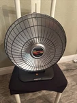 Presto Heatdish Plus Tilt Parabolic Electric Heater Model 0792801 Used. Price: $70.00.