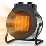 Elevoke Space Heaters For Indoor Use, 1500W 8.65"D X 6.7"W 9.65"H, Silver New. Price: $46.87.