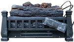 *dmg Duraflame Electric Log Set Heater Crackling Sound Effect DFI041ARU-07 Black Used. Price: $89.99.