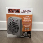 Ez-heat Personal Heater & Fan 1500W 5120 Btu 120V Model BNS-15K White New. Price: $56.21.