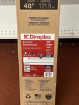 Dimplex Electric Baseboard Heater 48 1000W, 240V-WHITE (DB4F1000W)-NEW Open Box. Price: $80.00.