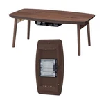 Folding Legs Kotatsu Heater Table Display Size W36XD20XH14.5 Inches Natural W... New. Price: $380.91.