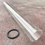 Unicoshape Patio Heater Replacement Parts - 49.5" Tall 49.5X4 In, Transparent New. Price: $70.70.