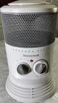 Honeywell Surround Portable Space Heater 120V 1500W White/silver Used. Price: $22.00.
