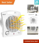 CZ35E Portable Electric Space Heater - Adjustable Thermostat & Safety Features New. Price: $49.99.