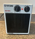Tatung Devil Advanced Ceramic Heater EH-5721 White Black 500W Portable Used. Price: $24.99.