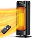 Vagkri Space Heater, 1500W Portable Electric With Thermostat, Remote, 3 New. Price: $95.00.