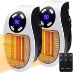 Brightown Wall Plug In Heater 450W, Portable Outlet With Remote, Clear New. Price: $106.99.
