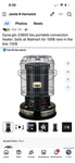 Dyna-glo 23800 Btu Portable Convection Kerosene Heater Black WK95C8C New. Price: $90.00.