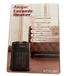 Aikoper NT15-20A Space Heater 1500W Portable Ceramic Electric Indoor Thermostat New. Price: $16.99.