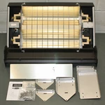 No Bulbs Fostoria Infrared Quartz Electric Heater H-30-222-TH, Radiant, 240V New. Price: $249.95.