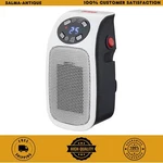 7.87 Electric Outlet Ceramic Plug-in Space Heater, Lcd Digital Screen, Up To New. Price: $22.99.