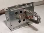 Vulcan Electric VFT38-3B 1 Duct Heater, 3KW 240V, Missing Two Heating Coils For. Price: $124.99.