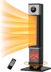 1500W Oscillating Ceramic Space Heater With Remote, Thermostat & 3D Flame New. Price: $223.99.