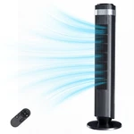 Oscillating Tower Fan W/5 Wind Speeds,remote CONTROL,12H Timer,bedroom Quiet New. Price: $45.99.