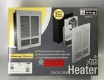 King W1215-W Electric Wall Heater 120V 1500W New. Price: $189.05.