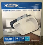 Air King 70 Cfm 2.0 Sone Ceiling Mounted Exhaust Fan New. Price: $44.99.