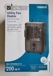Utilitech 1500-WATT Fan Utility Indoor Electric Space Heater Thermostat New. Price: $15.29.