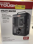 Hyper Tough Utility Heater Black 3 Settings Tip Overheat Protection New. Price: $25.00.