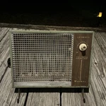 Usa Markel Vintage Space Heater 228TN Green Retro Faux Wood *read* - As Is Used. Price: $45.00.