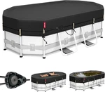 10X16FT Oval Pool Cover, Ultimate Windproof & Tear-resistant Fabric ,snug Fit New. Price: $86.96.