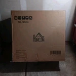 Homcom 1400W Electric Black Fireplace Heater With Oscillation, Timer & Remote New. Price: $47.99.