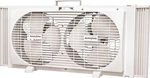 Eurostar FWF9100 Portable Twin Window Fan, White New. Price: $48.55.
