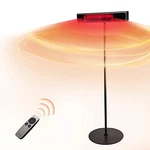 East Oak Patio Electric 1500W Standing Outdoor Heaters SPH22001 - Black Used. Price: $120.78.