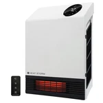Storm Deluxe Space 1000 Watt Infrared Wall Mount Electric Heater, White New. Price: $152.75.