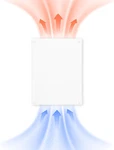Amaze Mini Electric Wall Heater - 250W, Energy Efficient & Paintable, 80 Sq Ft New. Price: $148.99.